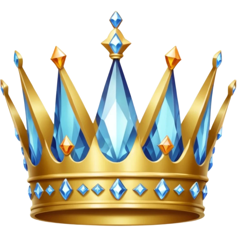 men's crystal crown emoji