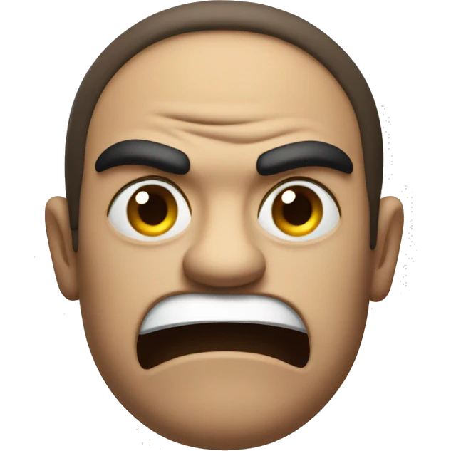angry moari fella  emoji