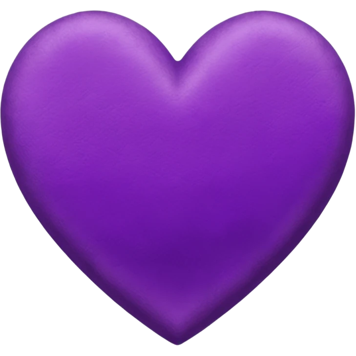 purple heart with a velvet texture emoji