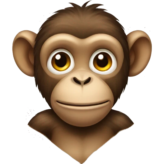 Monkey with bow emoji