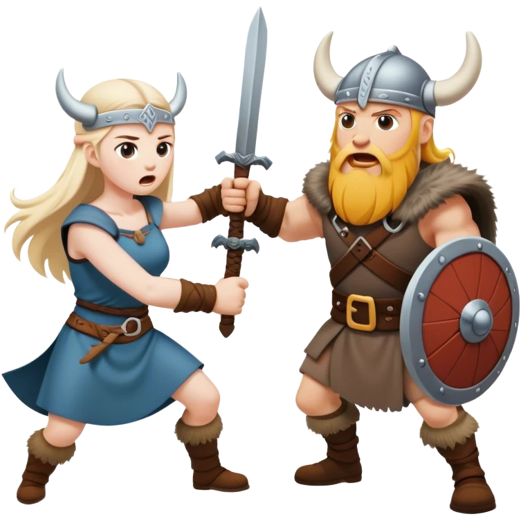 Viking fight emoji