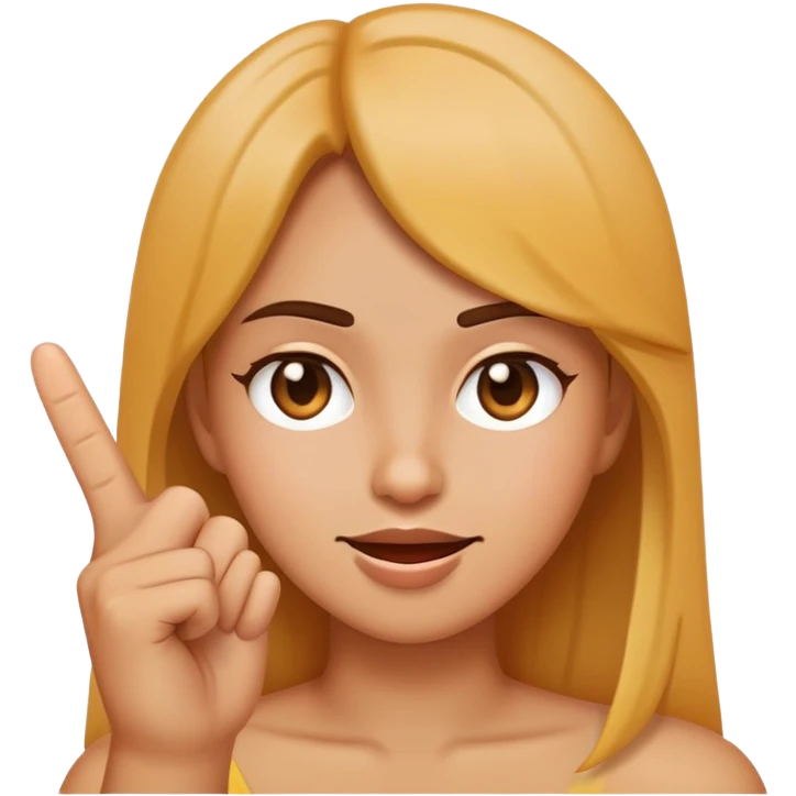 emoji girl person with middle finger up  emoji