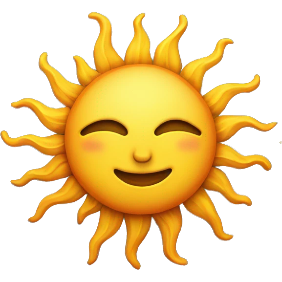 sun astrology symbol  emoji