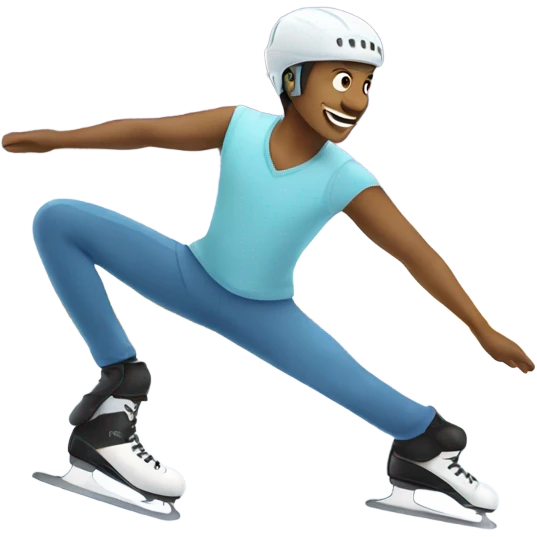 Ice skating emoji