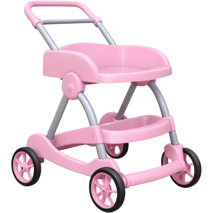 pink baby walker emoji