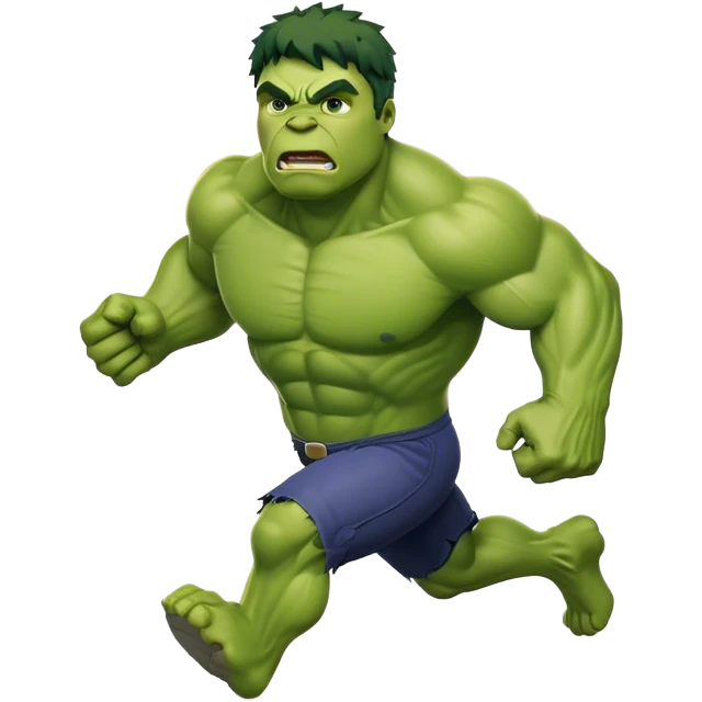 Hulk run emoji