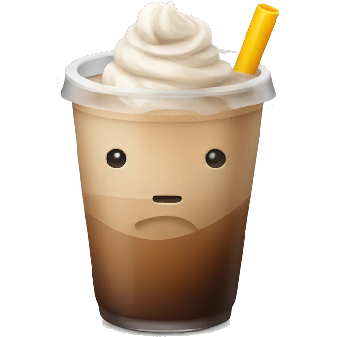 Ice coffee  emoji