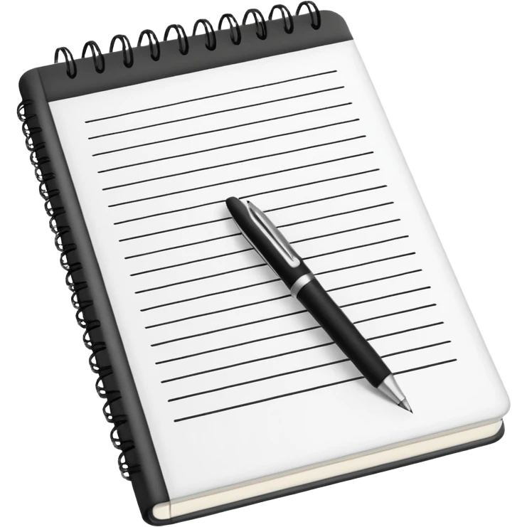 tomar nota en un cuaderno emoji