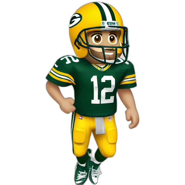 packers quarterback Aaron Rodgers emoji