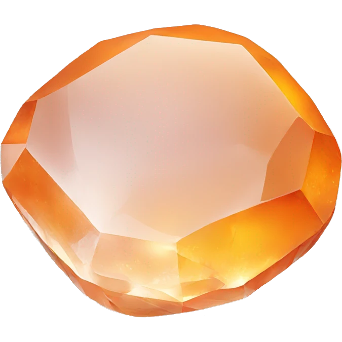 orange gem stone emoji