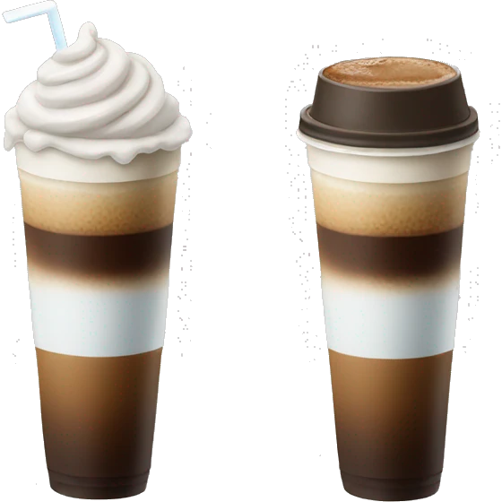 Ice late coffee emoji
