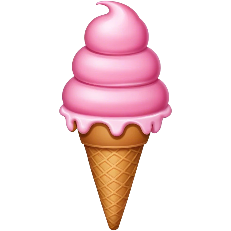 Helado rosa emoji