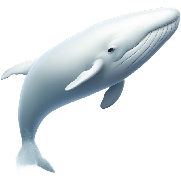 white whale , underside emoji