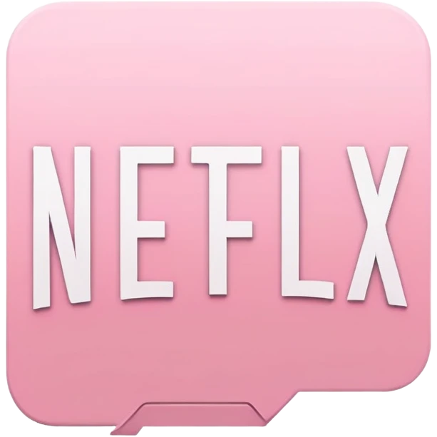 Pastel Pink netflix emoji