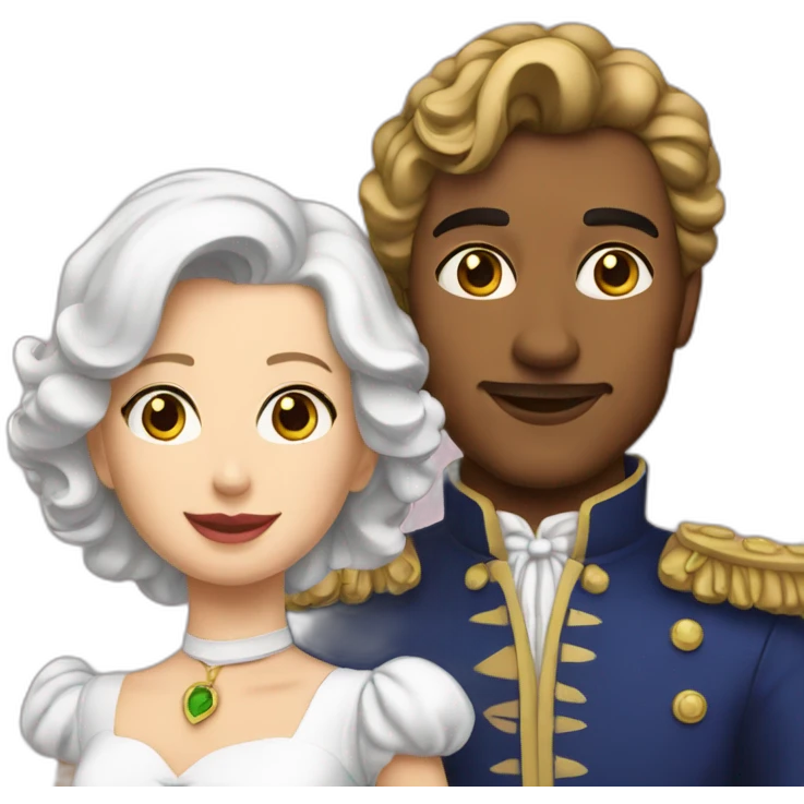 Blanche naïve et son prince emoji