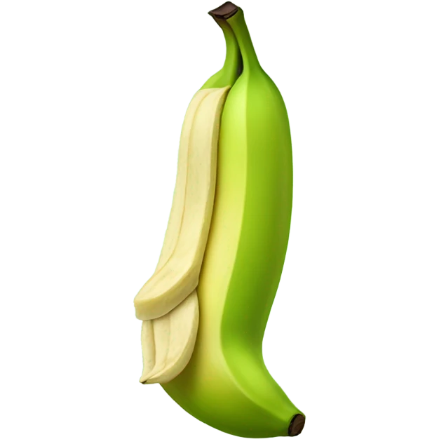 Light green banana peel emoji