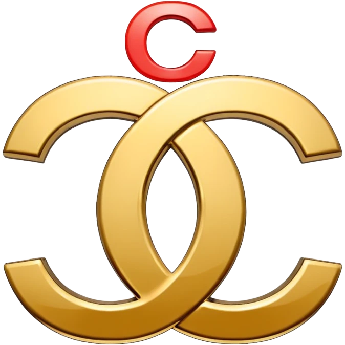 Make the double C Chanel logo emoji