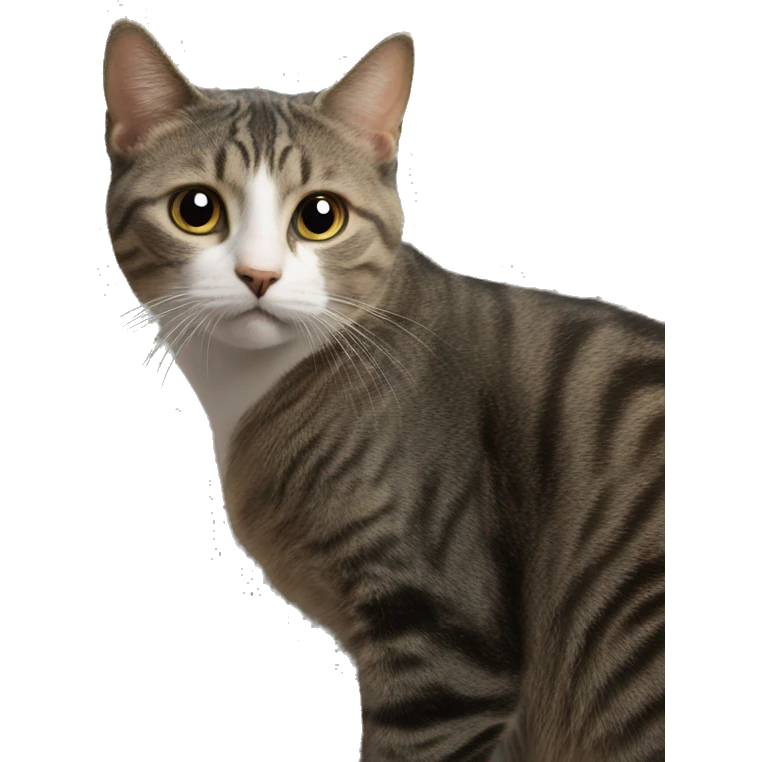 curious cat staring at camera emoji