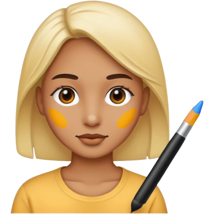 face with color picker emoji