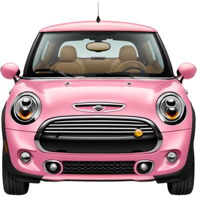 pembe mini cooper emojisi hazırlar mısın emoji