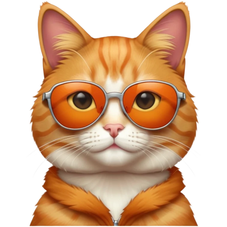 Cat wearing sunglasses emoji