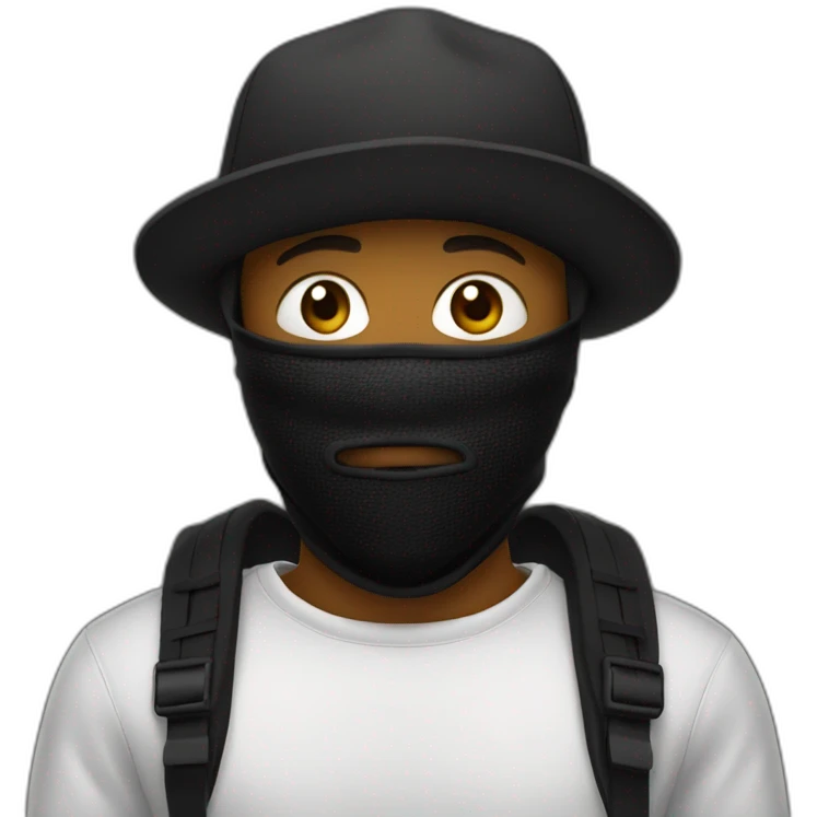 balaklava rapper  emoji