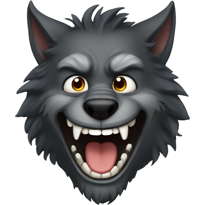happy werewolf  emoji