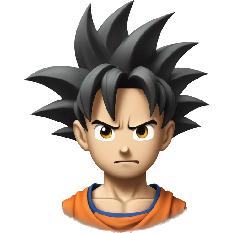 goku doubt face emoji
