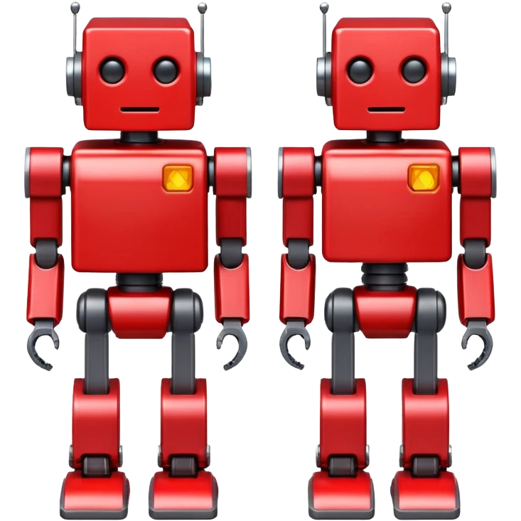 Boxy red,Toy Robots. emoji