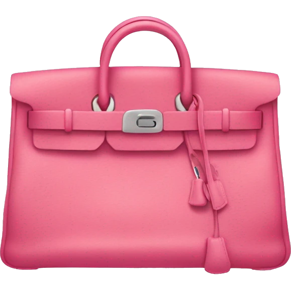 Pink Hermes bag emoji