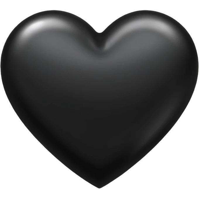 Black heart emoji
