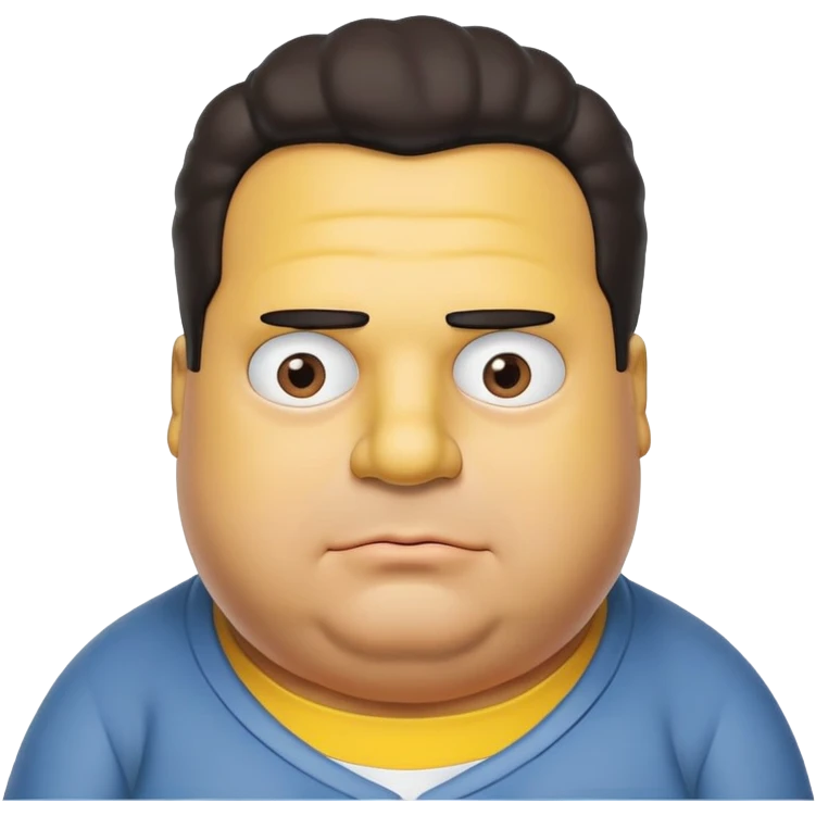 Толстый Тонни из мультфильма симпсоны  emoji