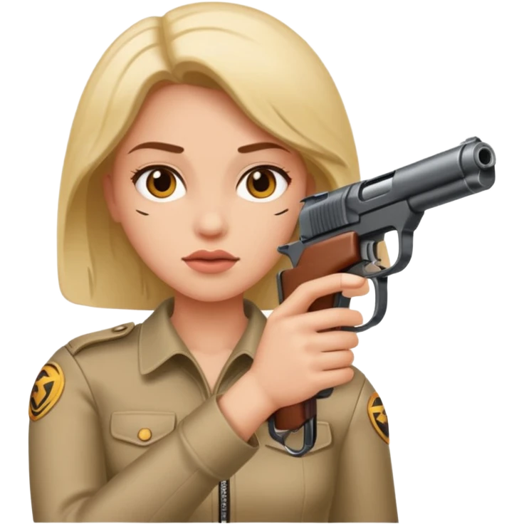 women getting shot with gun emoji