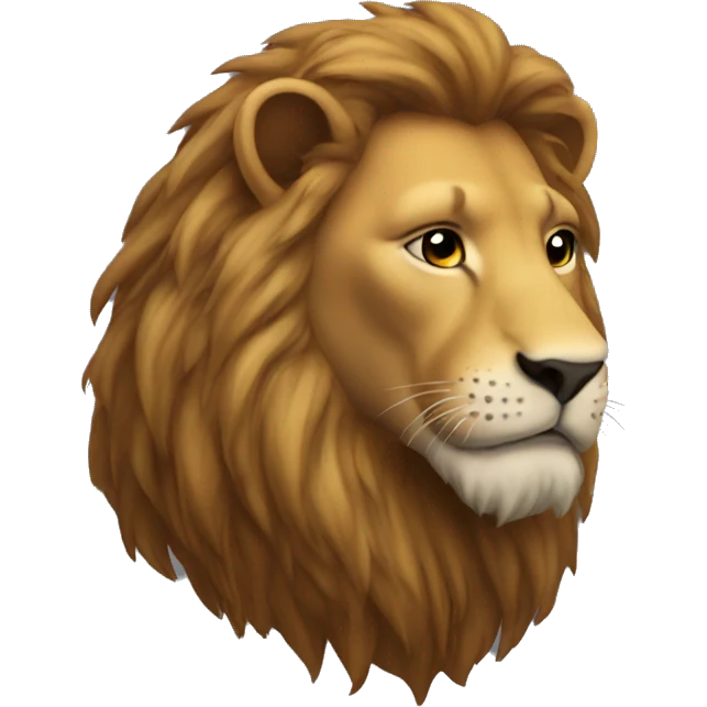 Lion side view emoji