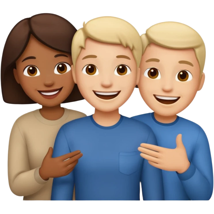 Three people emoji