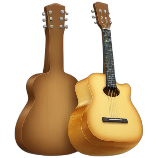 Guitare avec du gruyère emoji