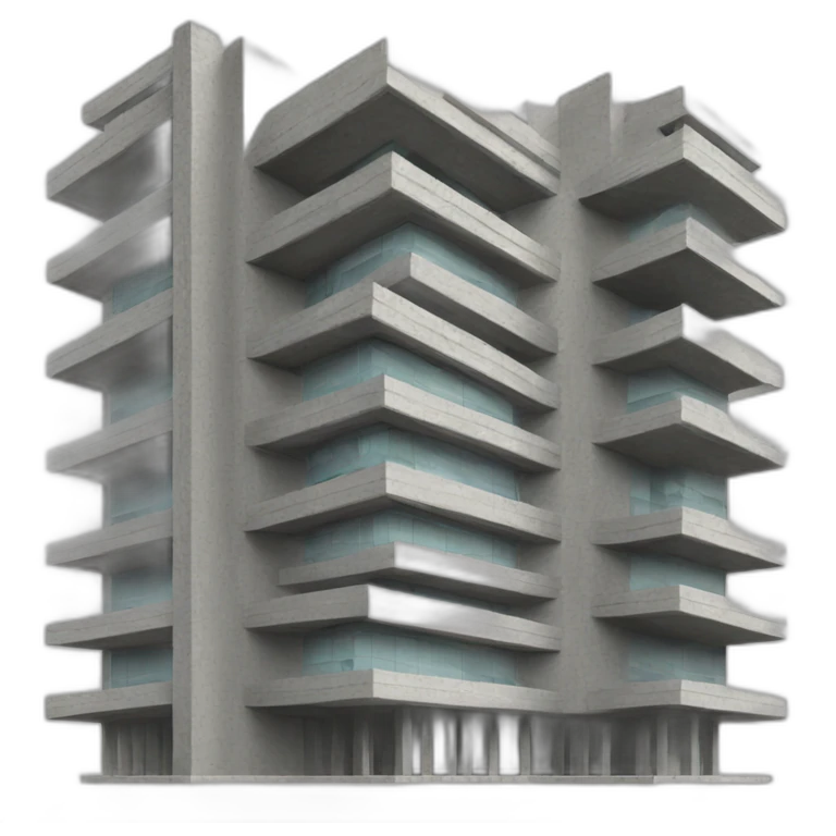 Brutalist architecture emoji