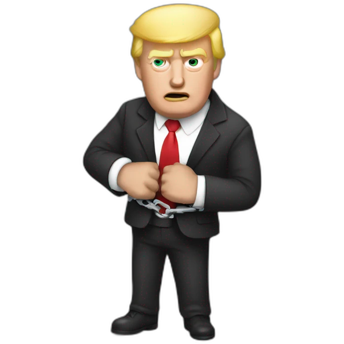 trump-in-handcuffs emoji