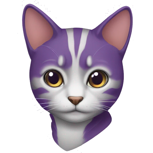 gato morado emoji