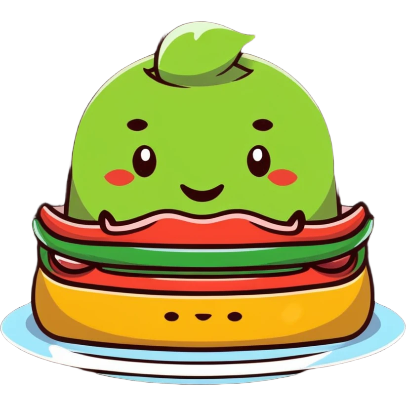 mouth watering over delicious meal emoji