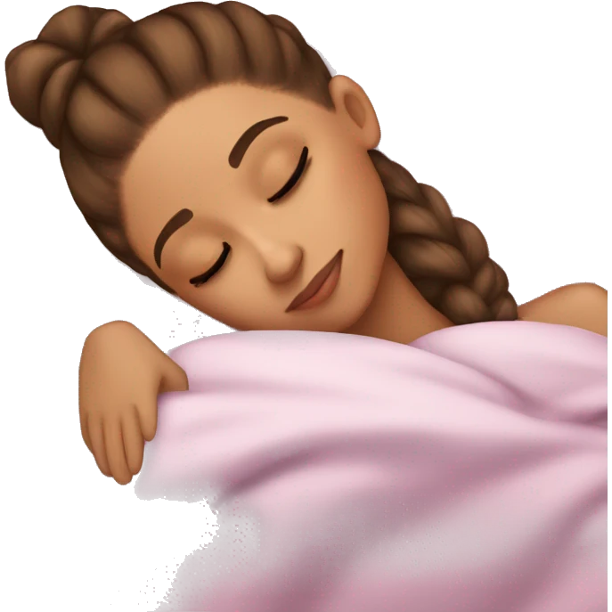 Ariana Grande sleeping emoji