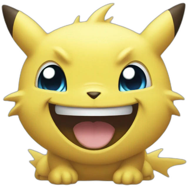 Pokemon with ipad emoji