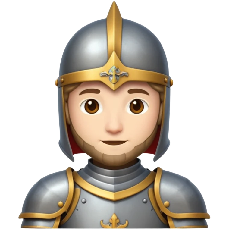 lash-of-clans-aesthetic-friendly-knight-portrait-emoji-with-a-noble-armored emoji