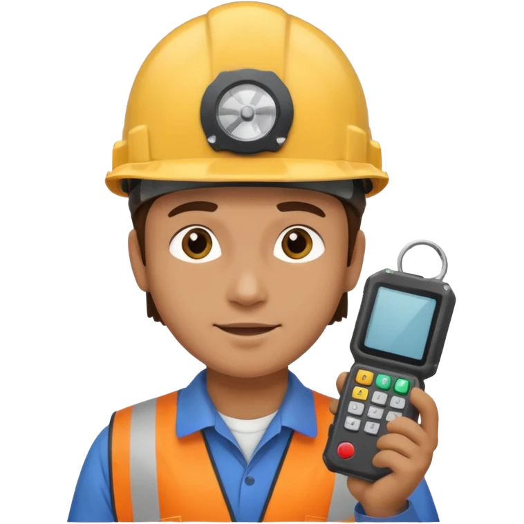 opérateur contrôle non destructif homme emoji