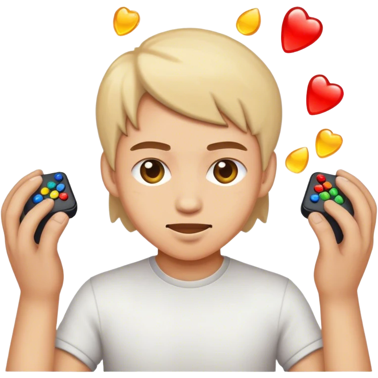 gamer playing game emoji