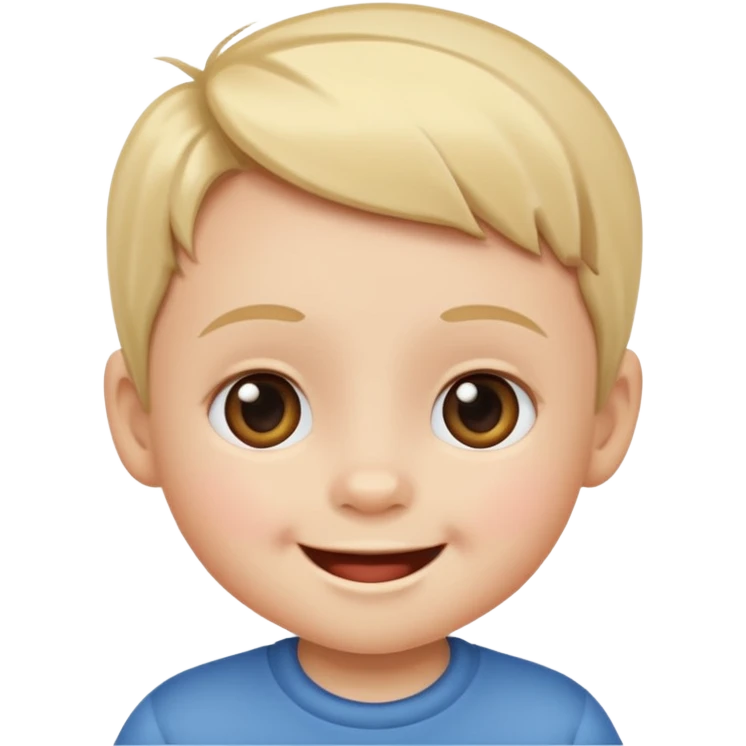 Toddler kids face emoji