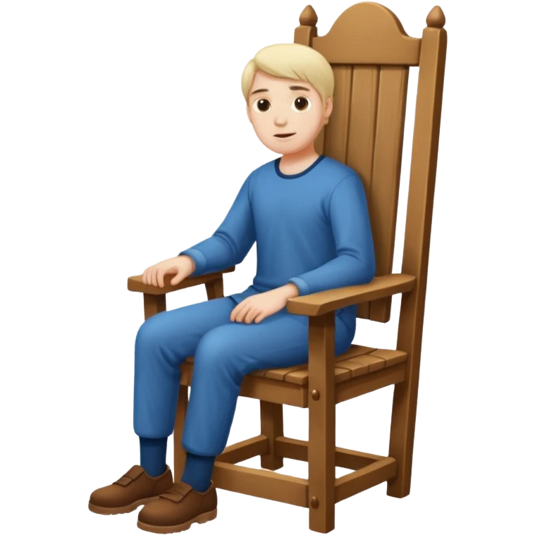 Вергилий сидит на стуле emoji