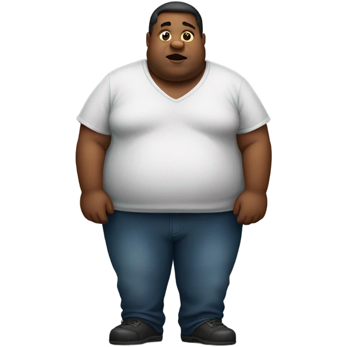 fat huge fat person emoji