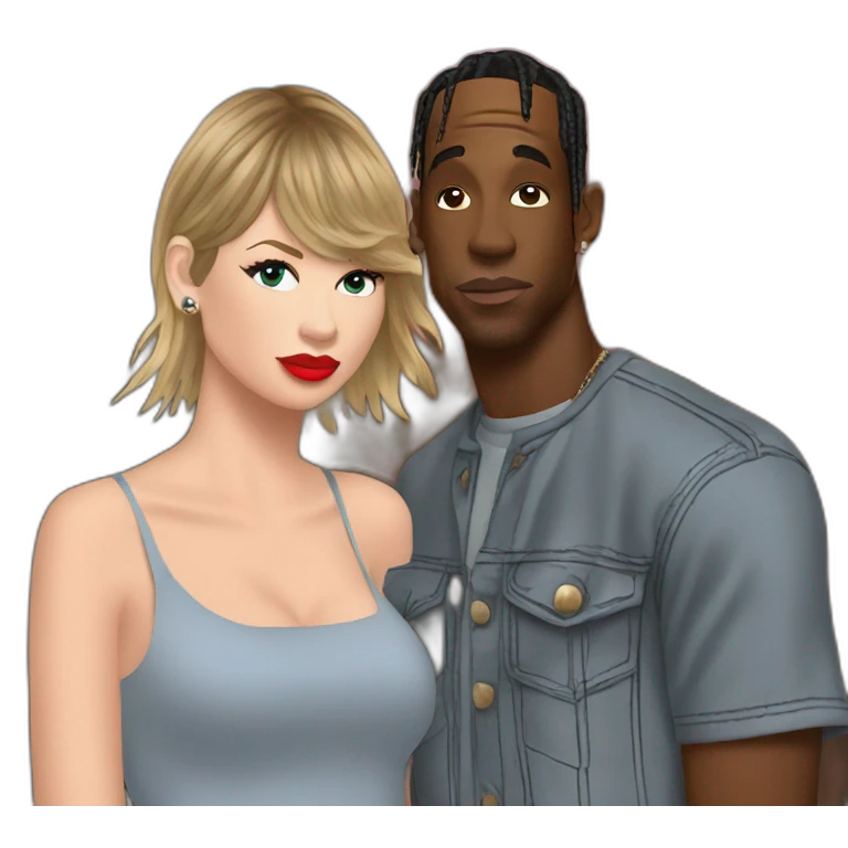 travis scott and taylor swift emoji