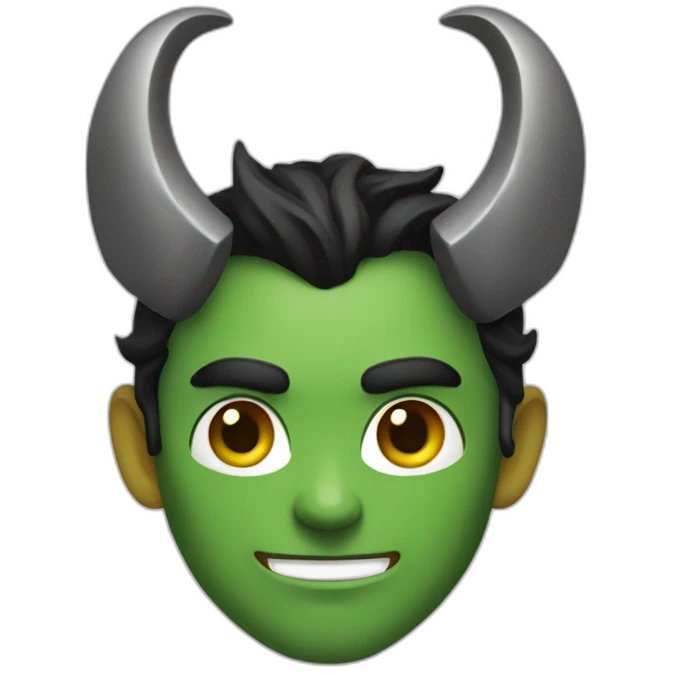 Loki with horns emoji